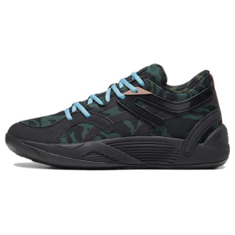 Puma TRC Blaze Court Unisex Black Camo 379087-01 EU 43