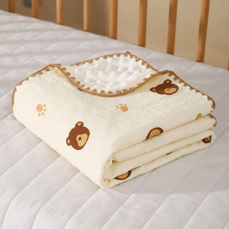 Doudou Blanket Class A Cotton Gauze Soft Baby Bath Towel Newborn Blanket Children'S Quilt Spring And Summer Baby Bag Quilt