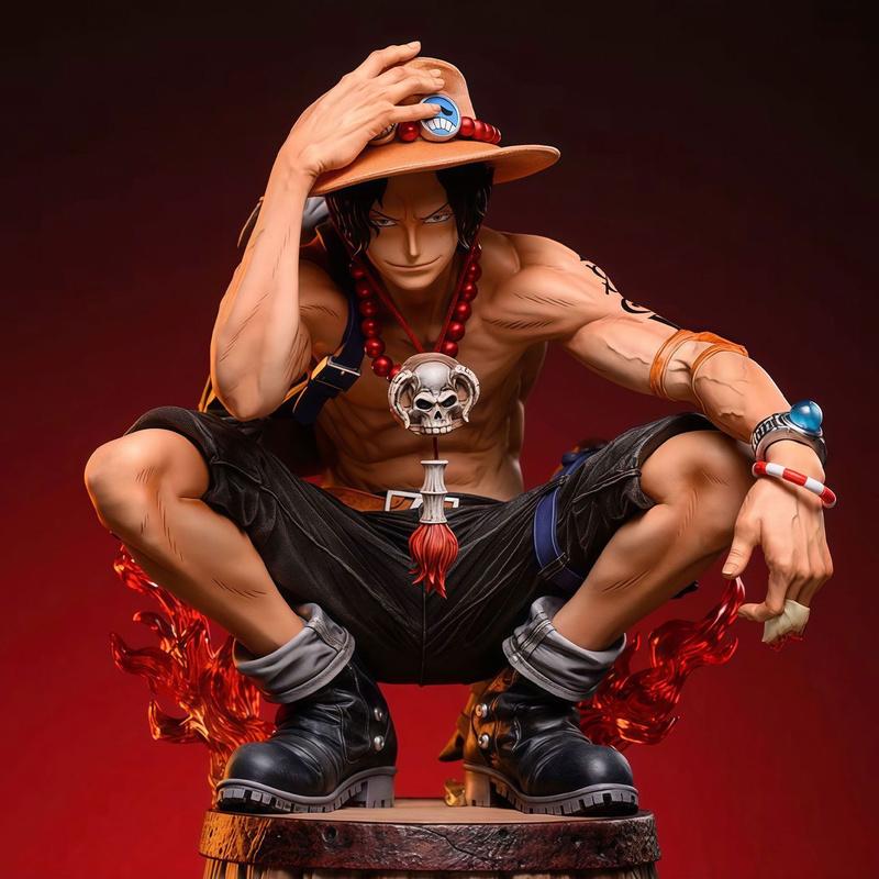 Latest One Piece Ace Limited Edition Gk Figure Ao Anime Statue Popular Desktop Decoration Collectable Toy Fans And Collectors Toy