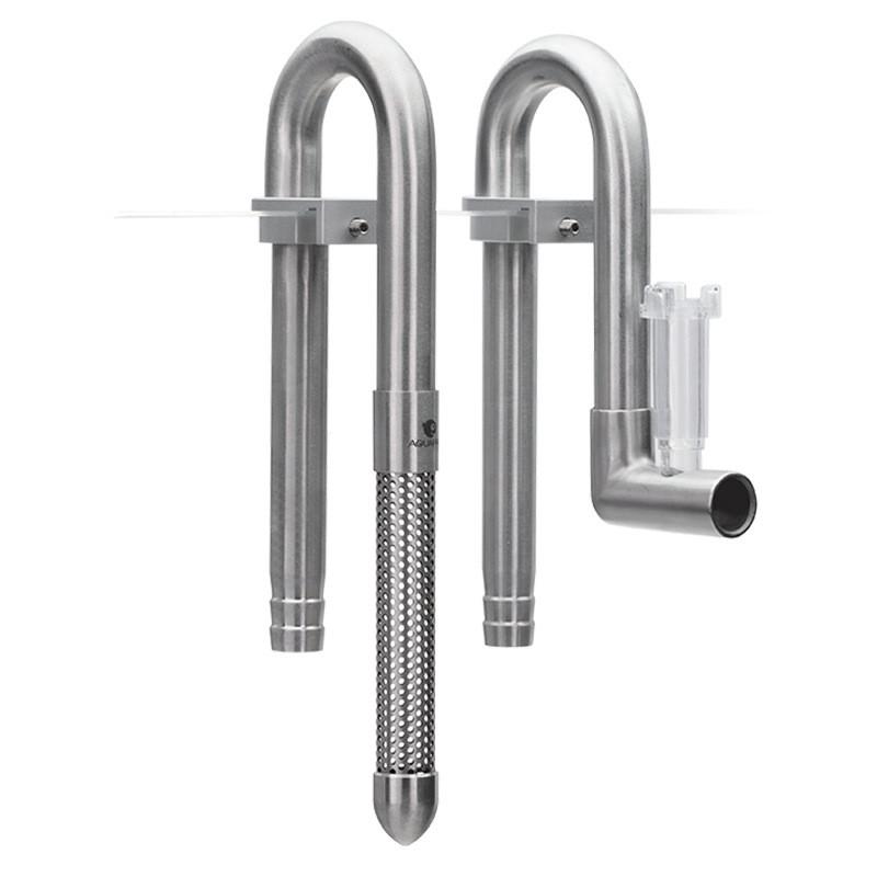 Mini Stainless Steel Inlet And Outlet Pipe Microporous Anti Suction Filtration Water Inlet Pipe Aquarium Fish Tank Supplies