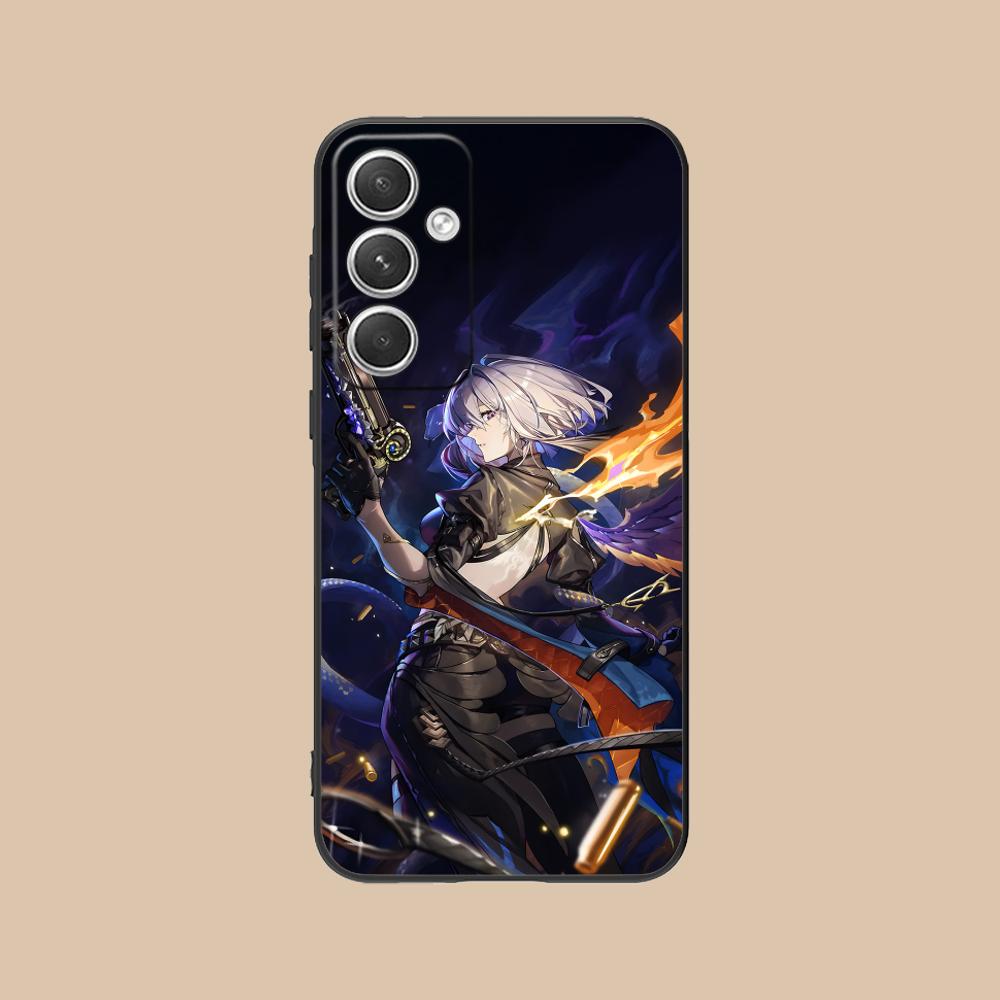 Wuthering Waves Galbrena Phone Case for Samsung Galaxy S26 S25 S24 S23 S22 S21 S20 Note20 Plus FE Ultra Colorful Cover Cover