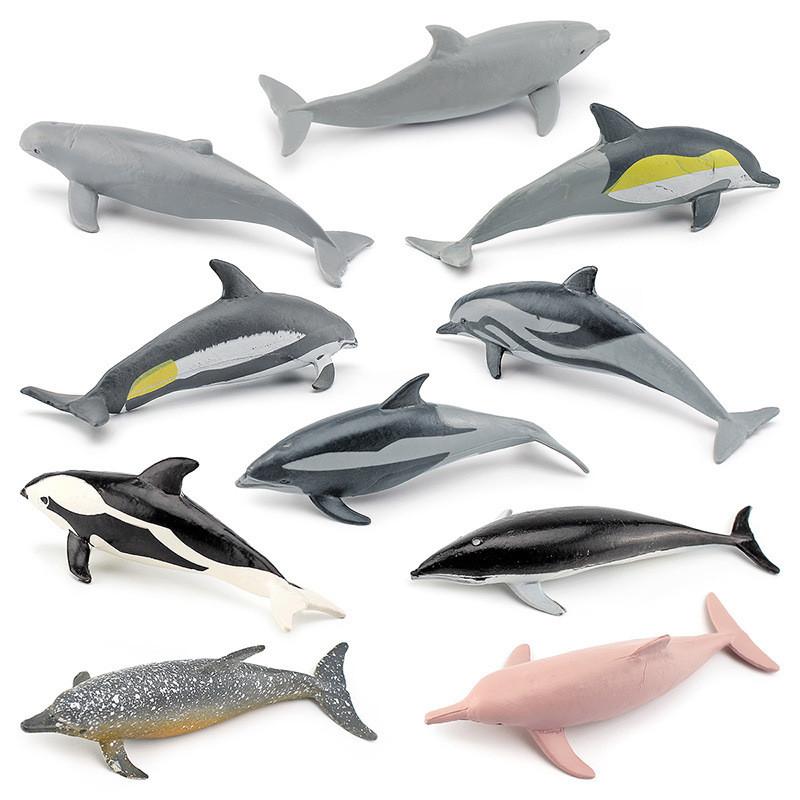 Realistic Pvc Dolphin Model Figurine For Kids And Collectors Non-animated Display Piece