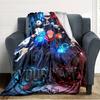 Name Custom Jujutsu Kaisen Print Flannel Blanket High Quality Warm Comfortable Cover for All Seasons Perfect for Gifts Home Decor