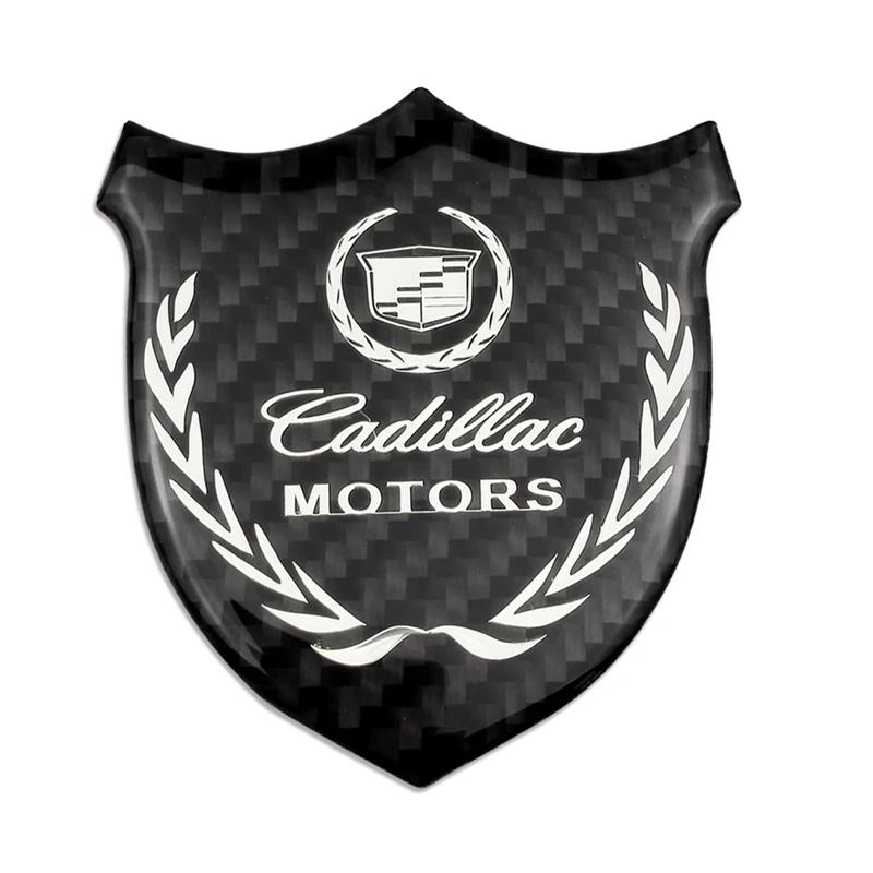 Carbon Fiber Badge for Cadillac Escalade CTS ATS SRX Deville BLS XT4 XT5 XT6 STS XTS SLR XLR CT4 CT5 CT6 Car Side Window Emblem