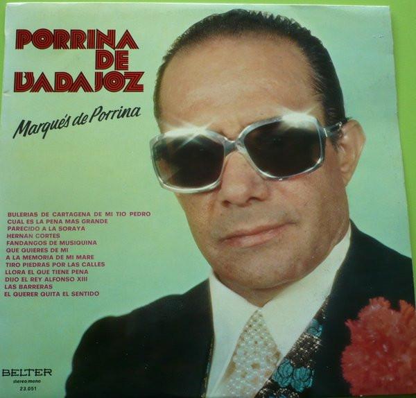 

LP Record PORRINA DE BADAJOZ - Marques De Porrina 23051 Belter 1975 Spain Latin Used