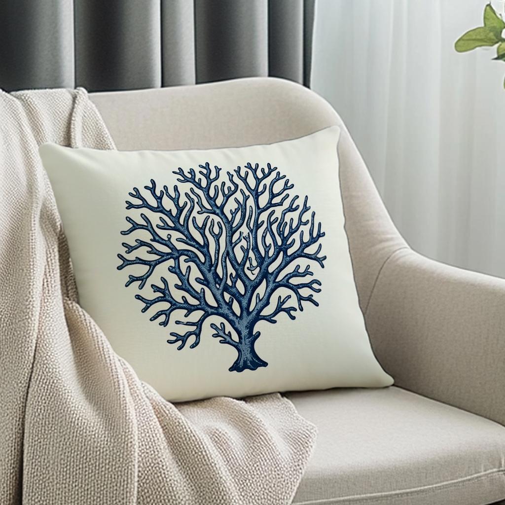 1pcs Marine Life Cushions Pillowcase Polyester Cushion Cover Throw Pillow Pillowcover Home Car Sofa Decor