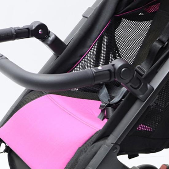 Kinderwagen-Stoßstange Kunstleder Verstellbarer Winkel Kinderwagen-Griff Anti-Fall-Sicherheits-Handlauf