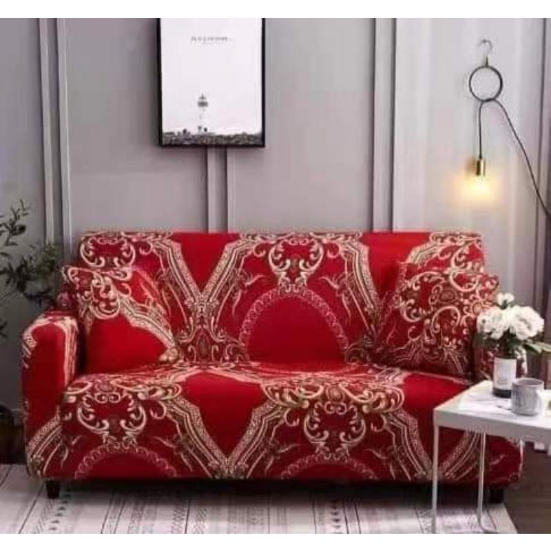 1pc Bohemian Sofa Slipcover, Non-slip Sofa Cover, Elastic Couch Cover Furniture Protector for Bedroom Office Living Room Home Decor