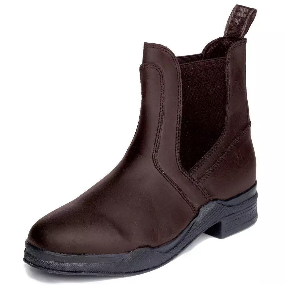 HyLAND Childrens/Kids Wax Leather Jodhpur Boots