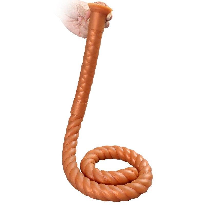 80cm Obrovské Silikonové Dildo pro Anální Pěstování Anální Kolík Chastity BDSM Realistický Penis Otrok Pegging Femdom Cuckold Sex Hračky