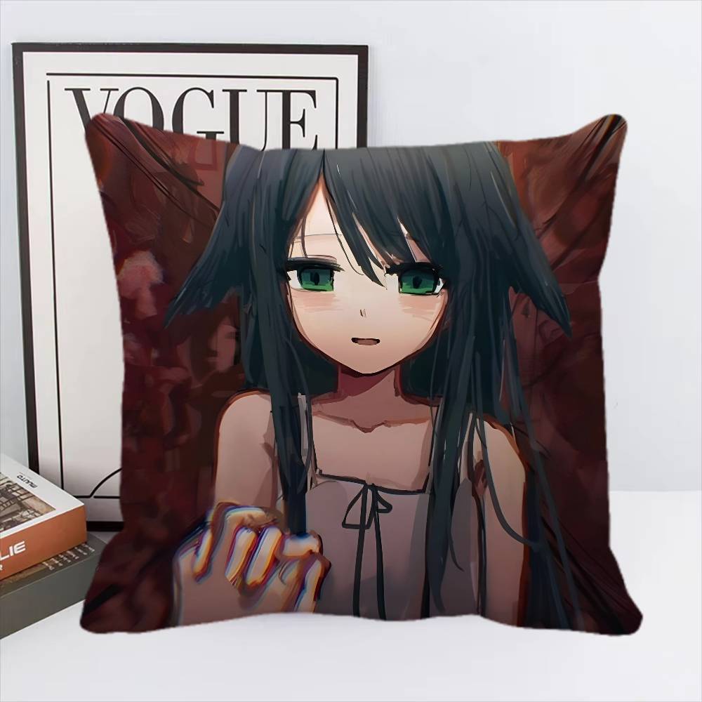 Horror Game S-Saya No Uta The Song Of Saya Pillow Case Square Pillow Bedroom Sofa Leisure Comfort Cushion Car Home Decoration