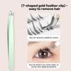 Nauwkeurig professioneel make-up hulpmiddel, wimperapplicator, antislip applicator voor wimperclusters, pincet voor op reis, salongebruik en het scheiden van wimpers.