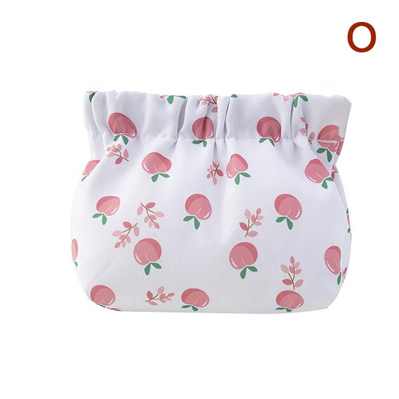 Cosmetics Coin Wire Holder Pouch Bag Portable Earphone Cards Lipsticks Storage Bag Auto Close Organizer Travel Jewelry Bag