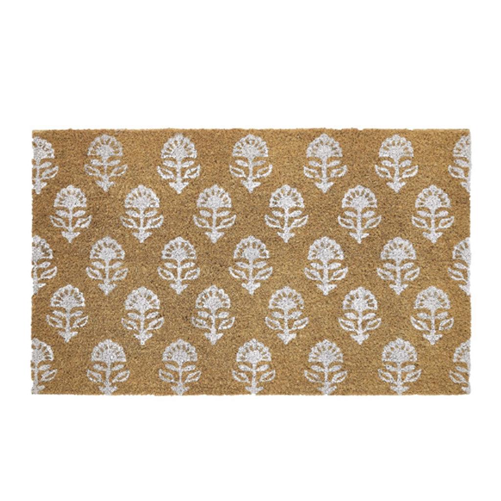 Outdoor Door 16 Inch Faux Coir Doormat Thickened - - Cut to Size for Entryway Patio