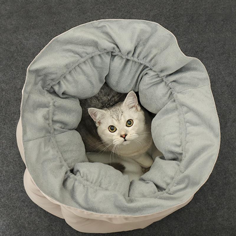 Cat Nest  Winter Warm Purse Nest  Closed Cat House  Cat House  Cat Sleeping Bag  Pet Kennel  Four-season Universal Cat Bed