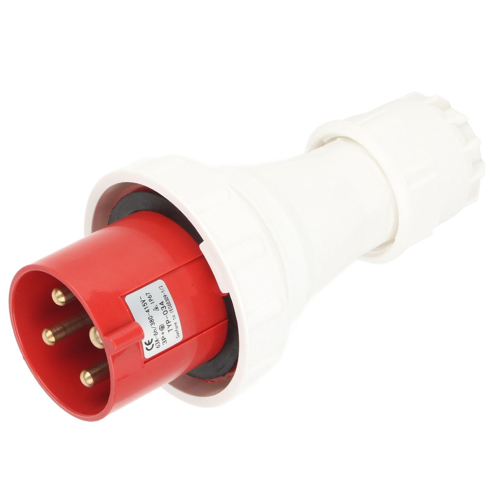 

Industrial Socket Connector Surface Mounted 4 Pin Waterproof Industrial Socket 220380V 240415V