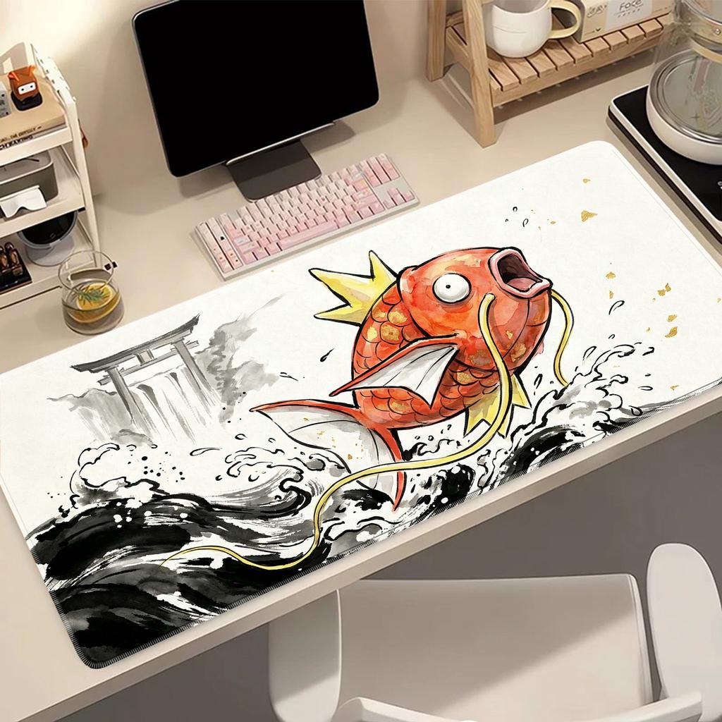 HD Mouse Pad Pokemon Wash Painting Non-Slip Durable Gaming Desk Mat PC Computer Keyboard Pad Print Extended Mousepad Anime