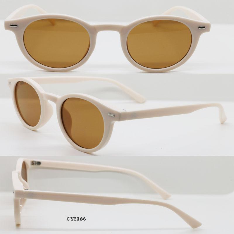 UV Protection Lightweight Comfortable Durable High Quality Retro Stylish High End Round Shaped Female Women Sun Glasses