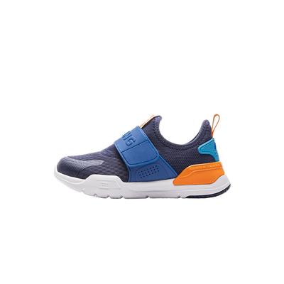 Li Ning Kids Sports Lifestyle Series Comfortable Fashion Trendy Versatile Kids Running Shoes Kids Running Shoes Deep-Sea-Blue YKNU040-9