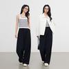 Elva' Island Women's Casual Straight-Leg Pants