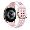 No Gap Silicone Strap for Samsung Galaxy Watch 7/6/5/4 44mm 40mm 5 Pro 45mm Two-Color Wristband Watch 6 4 Classic 47mm 43mm Band