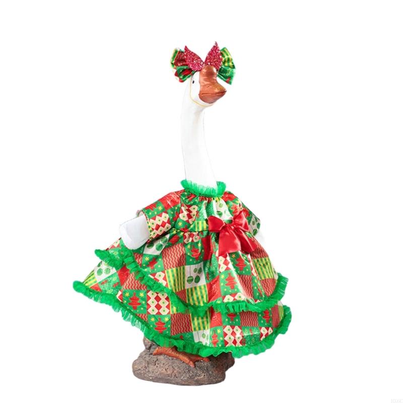 Halloween Geese Decorative Dress and Hairbows Quick Assembly Display Props For Porch Party Theme Setting Supply HX6C