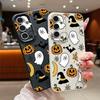 Cartoon Kürbis Weiche TPU Handyhülle Für Samsung Galaxy S25 S24 S22 Ultra S23 S24 FE A17 A56 A16 A36 A26 A55 A15 A25 A54 5G Stoßfestes Silikonleder