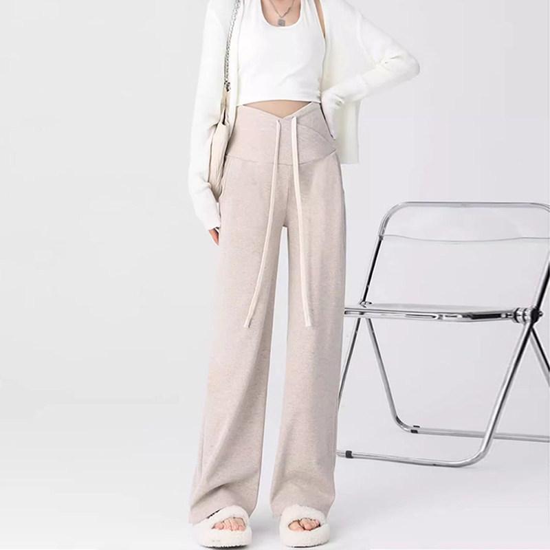 

2026 Maternity Loose Fit Wide-Leg Pants - Spring Casual Base Layer Large (fits 110-135 lbs)