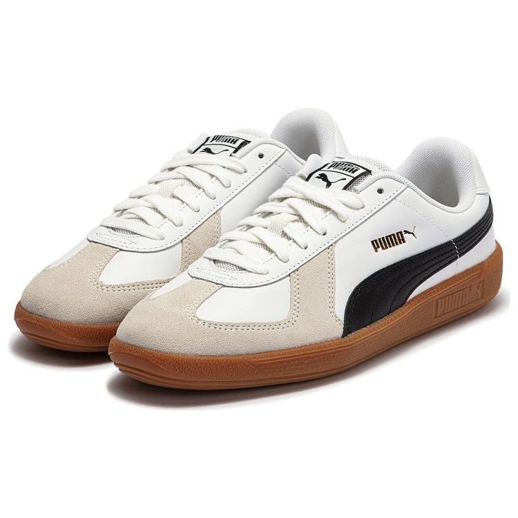Puma Army Trainer Casual Versatile Low-Top Sneakers Unisex Sneakers White Black 398280-01