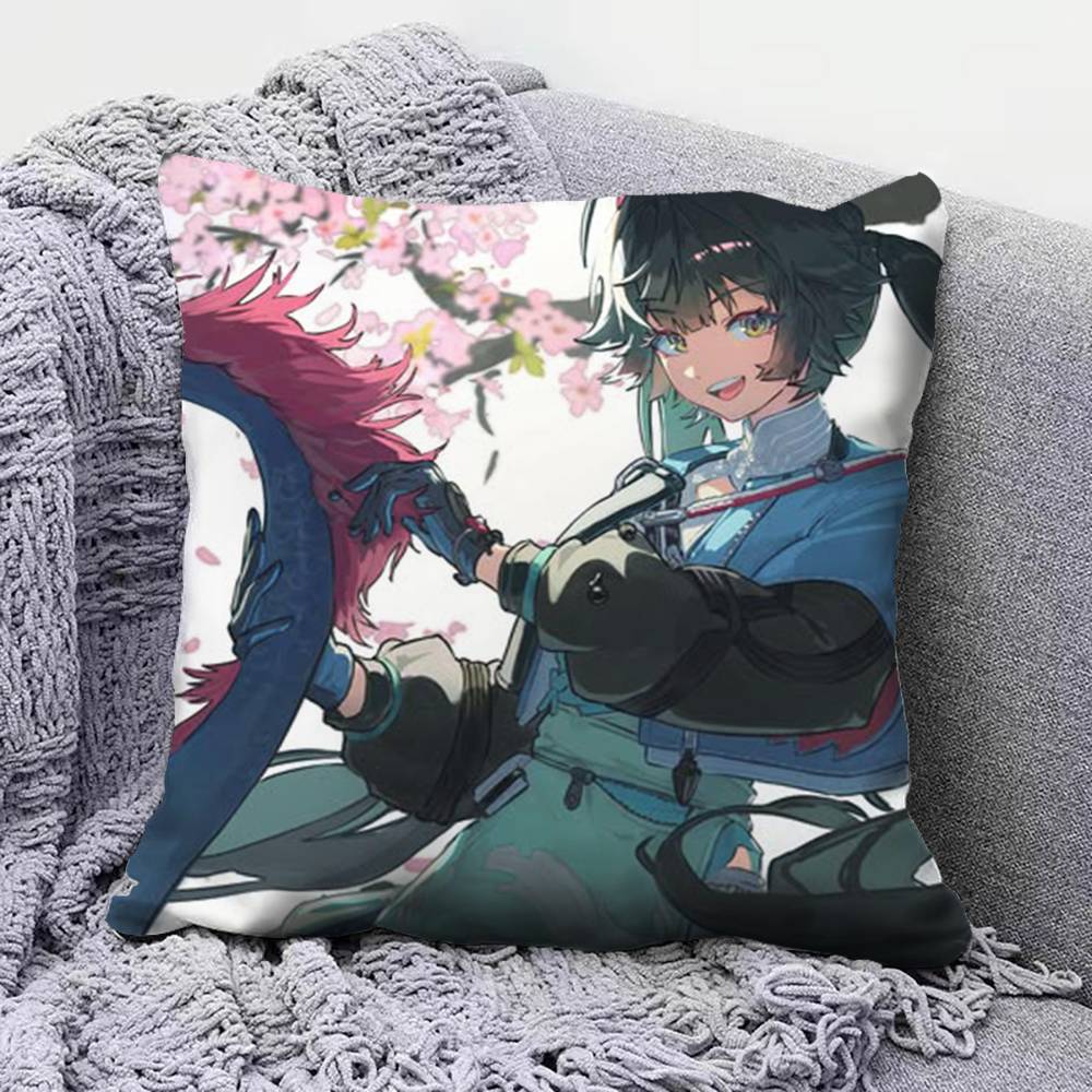 Chen Qianyu Arknight Endfield Home Sofa Cushion Covers and Aecorative Custom Pillow Covers