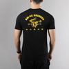 Nike T Shirts Men's Black Crew Neck Moderate Straight Fit