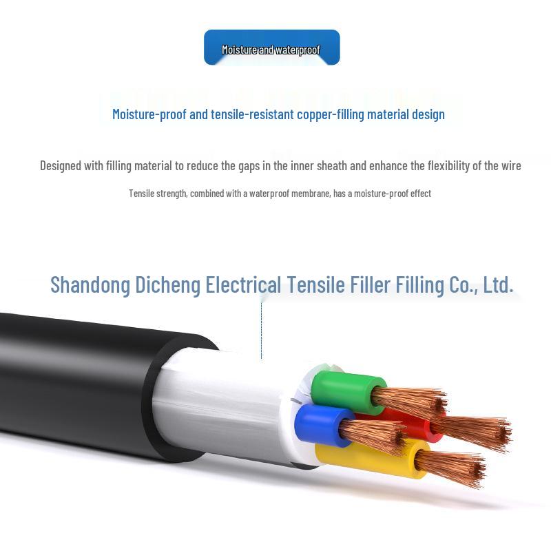 National Standard Pure Copper RVV 4-Core 1.5mm Outdoor Soft Power Cable for Household Use
