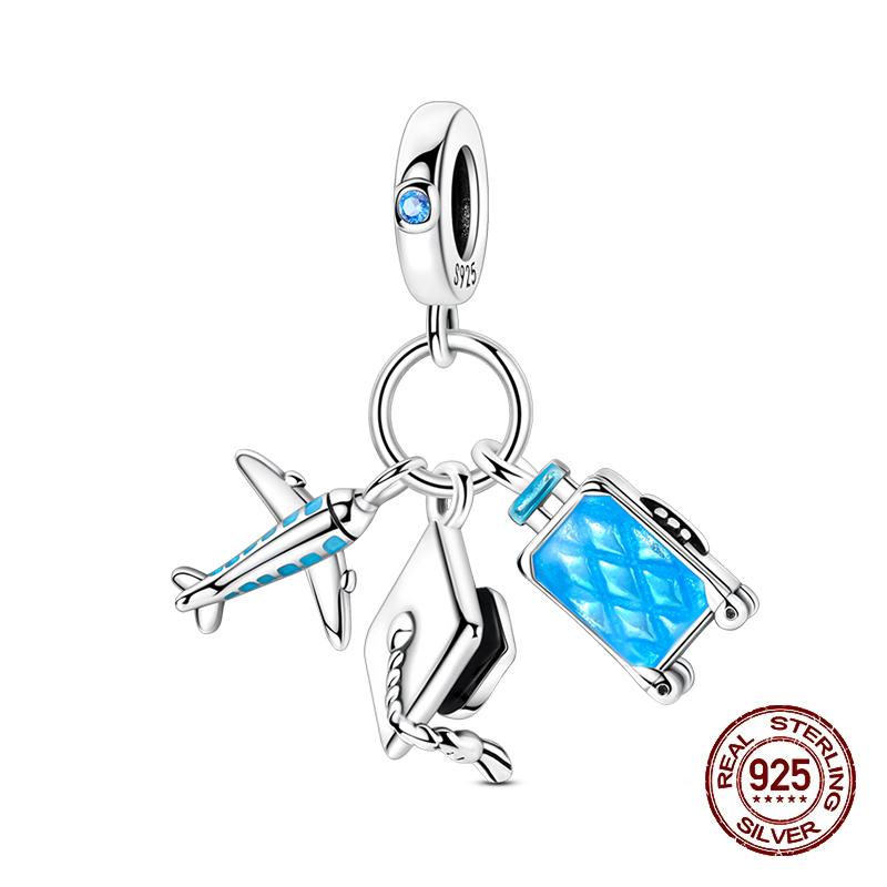 Copper Graduation Season Series Owl Bachelor'S Hat Charms Beads Suitable For 3Mm Original Design Bracelets DIY Style Jewelry