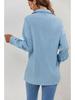 2023 Hot-Selling Women's Solid Color Casual Fashion Knit Shirt