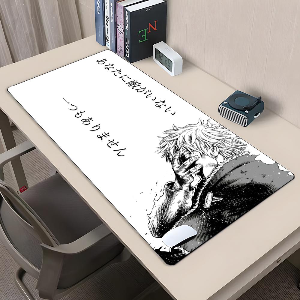 Vinland Saga Mouse Pad Rubber Antislip Keyboard Pad 40x90cm Mousepad Gaming Accessories XXL Office Computer Mat