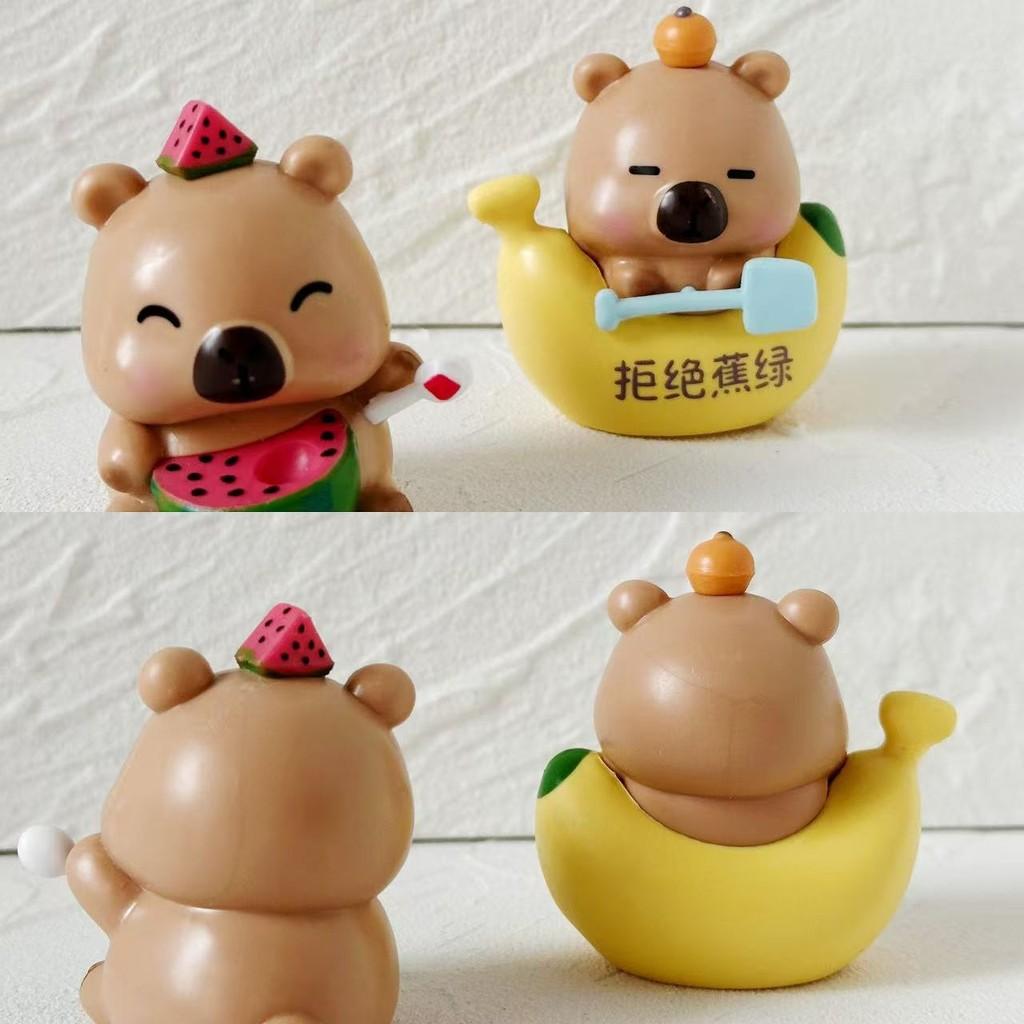 Figure Capybara Action Cartoon Model Toy Decoration Doll Children Ornament Gifts