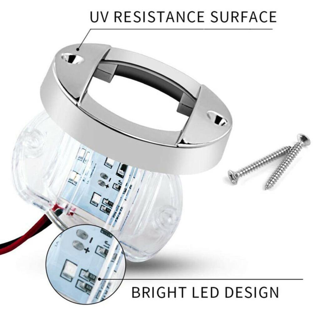 MARINE 2PCS 3/4" MINI ROUND WARM WHITE LED COURTESY LIGHT WATERPROOF RV TRAILER MARINE 2PCS 3/4" MINI ROUND WARM WHITE LED COURTESY LIGHT WATERPROOF RV TRAILER
