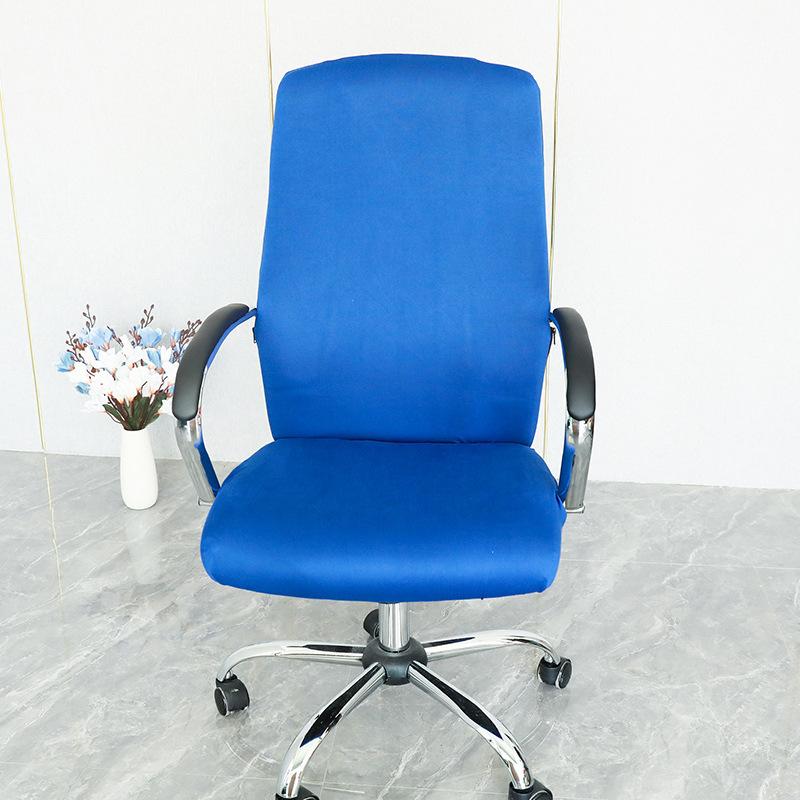 Stretch Spandex Printed Milk Silk Office Chair Cover with Zipper Removable Anti-dirty Computer Rotating Chair Protector