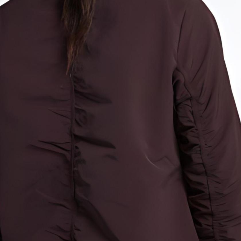 Nike Solid Color Casual Zip Sports Jacket Women Jackets Deep-Purple 930154-652