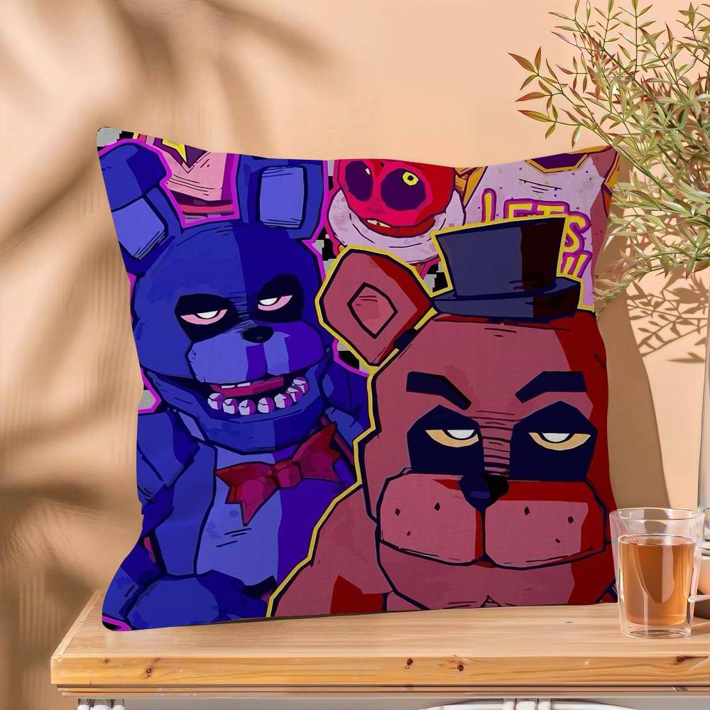 Fnaf Five-nights-At-Freddys Cushion Cover Pillowcase Upholstery Sofa Throw Pillow Home Decor Pillowcas