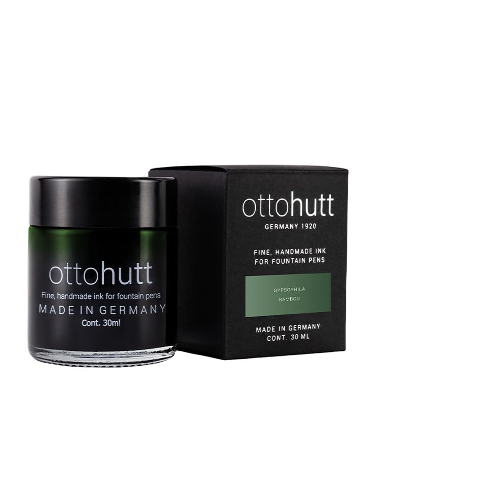 otto hutt Bottled Ink for Fountain Bamboo and Gypsophila 30ml Pens, Scent, (OH156-11710)