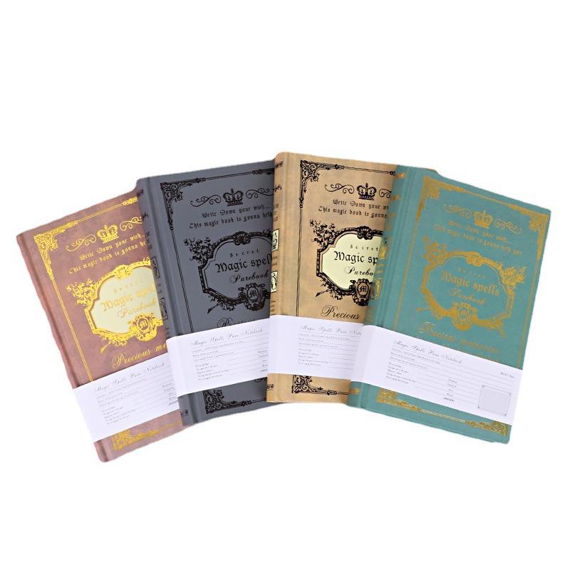European-Style Thickened Retro Magic Notebook & Planner Diary A5 with 160 pages зелёный