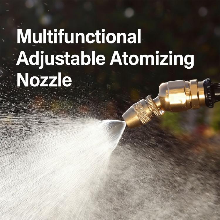 Ergonomic Brass Sprayed Nozzle With Adjustable Flows For Comfortable Gardening And Farming Horticulture Applications