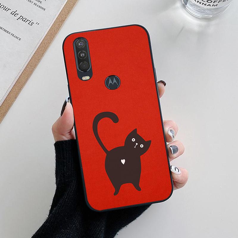 

Для Motorola Moto One Action One Hyper Чохол Милий Мультяшний Квітковий Тонкий М який Силіконовий Чохол для Телефона Для Moto One Vision Funda Coque For Moto One Action