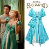 2 Enchanted Kids Giselle Cosplay Costume Dress Bag Outfit Carnival Roleplay Girl