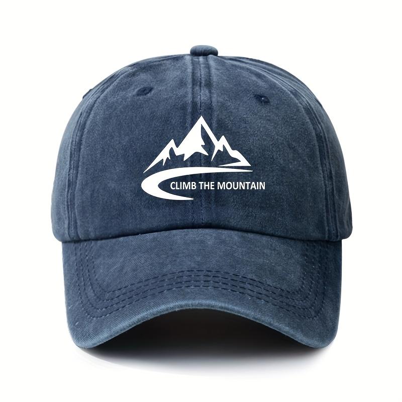 

Mountain pattern, men s and women s fashionable outdoor baseball cap, adjustable hood, sports fishing, hiking, camping Adjustable