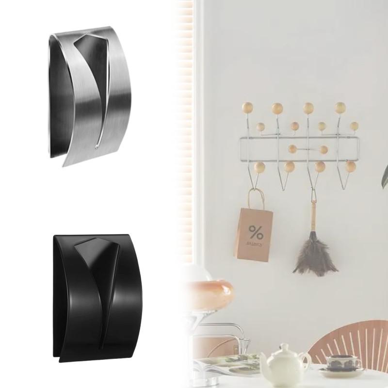Stainless Durable Steel Door Hook Adhesive Design Towel Accessory Organization