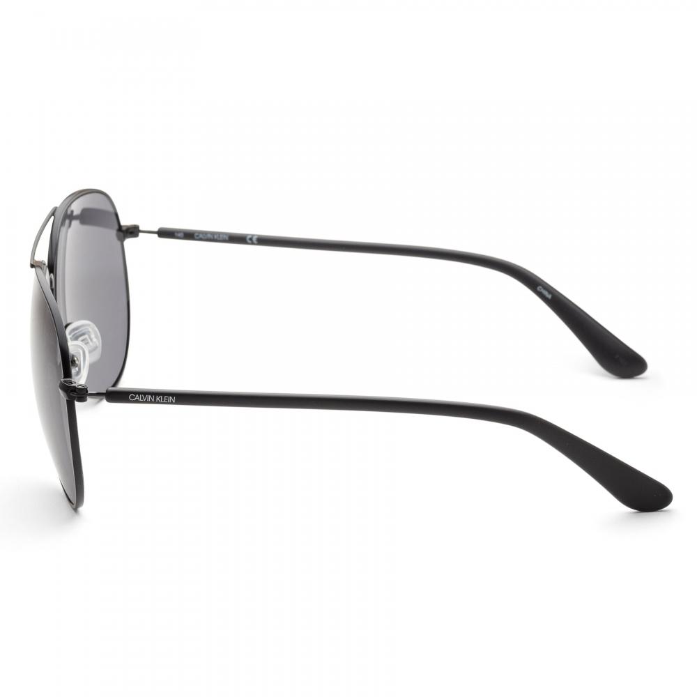 Calvin Klein Unisex 60mm Matte Black Sunglasses