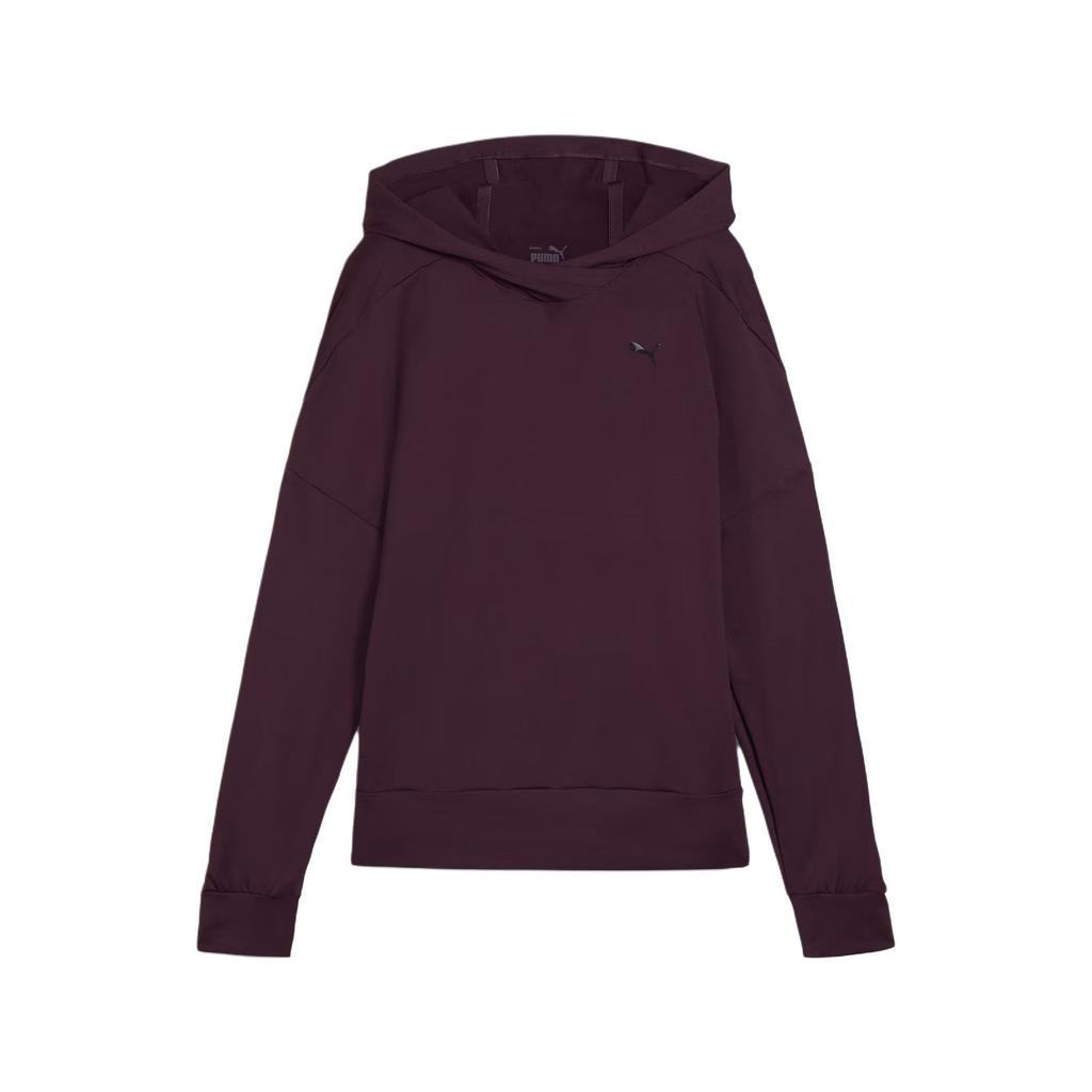 Puma Hoodie FW24 Cloudpsun Series Pullover Long Sleeve Sweatshirt Women Hoodies Midnight-Plum 525762-44