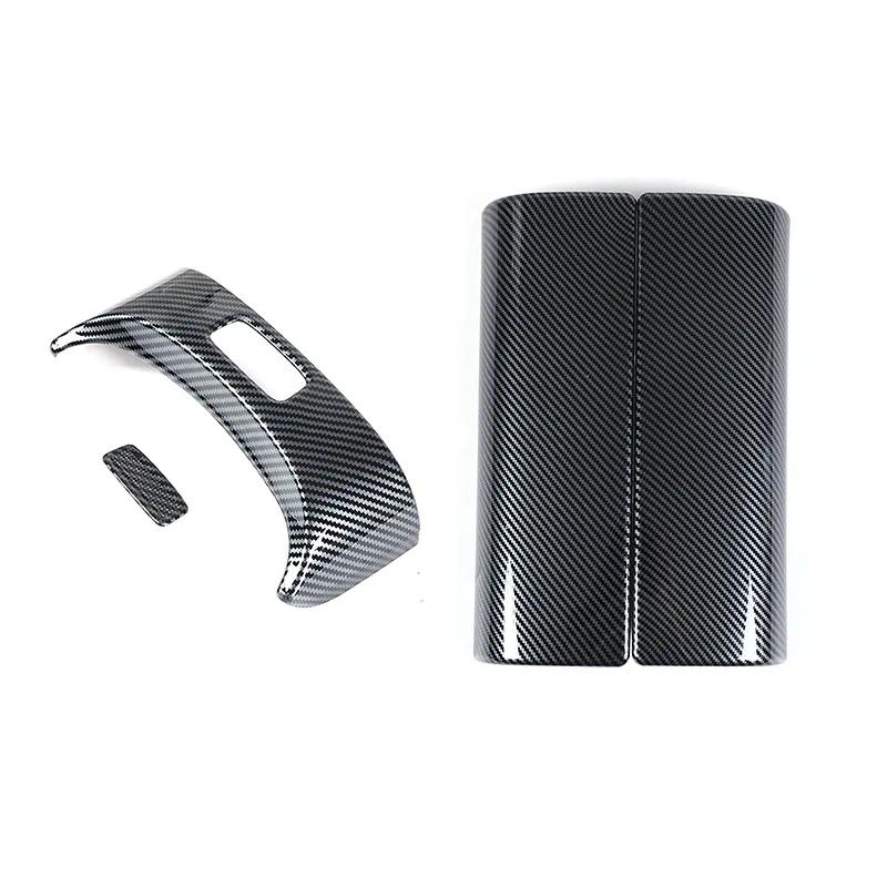 Hprqj1 Hot Spoilers Wings For Mercedes Benz E-Class W214 2024 ABS Carbon Fiber Car Armrest Box Switch Decorative Cover Sticker Car Inte